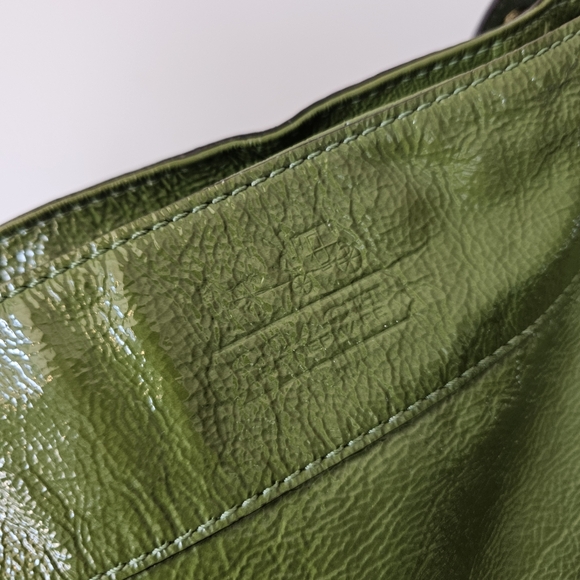 Y2K Coach 12735(f14707) Green Leather Zoe Medium Hobo Shoulder Bag - Picture 4 of 14